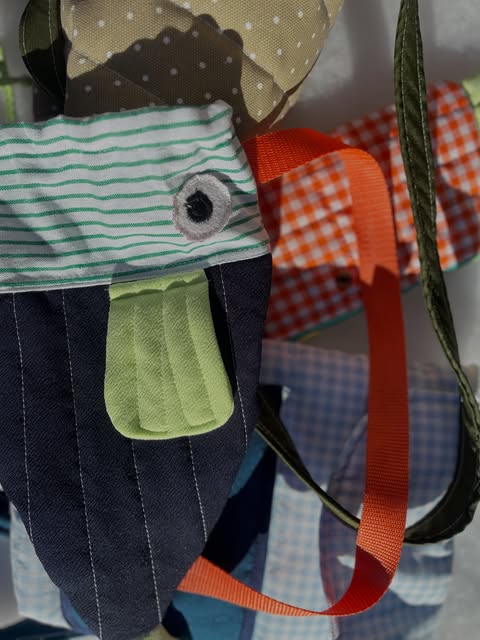 Detalle de confección textil Plasmmada